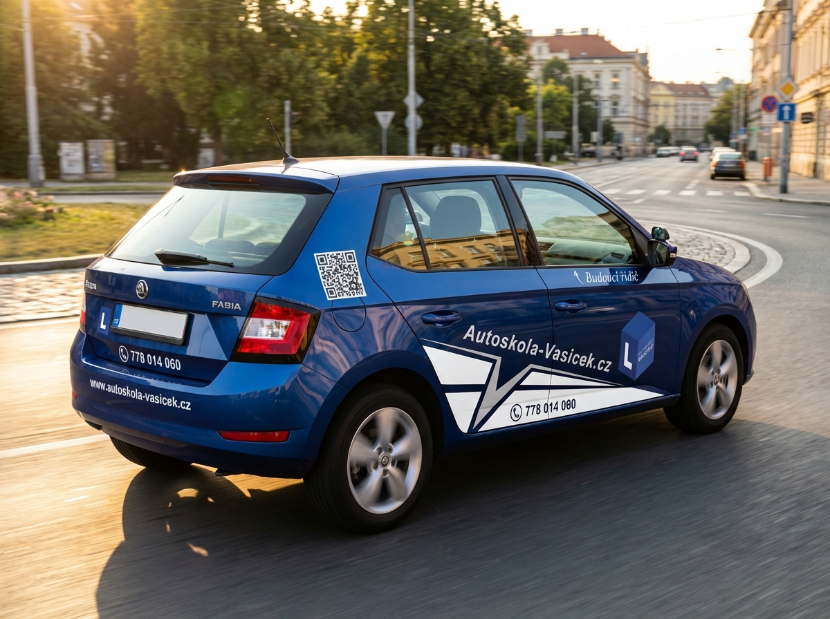 Praktická výuka řízení - Výukové vozidlo Autoškola Vašíček